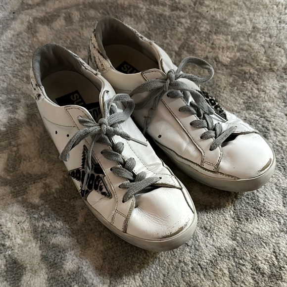 Golden Goose Superstar Sequin Cheetah Sneakers 38 - Picture 1 of 9